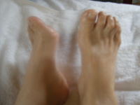 足つぼマッサージ後にむくみが消えた